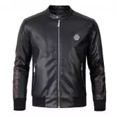 philipp plein leather bomber cheap top moto jacket